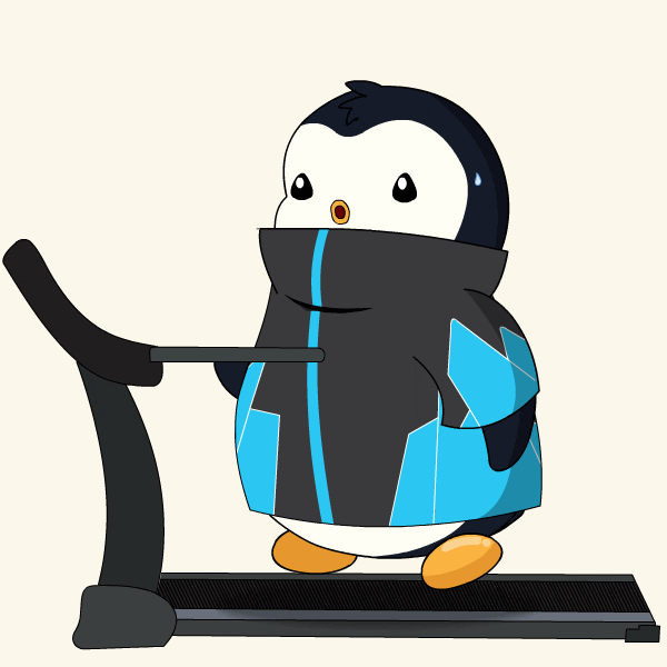 Fitness Running GIF by Pudgy Penguins