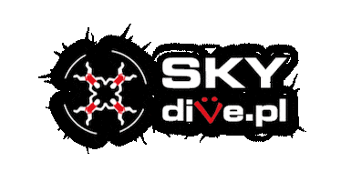 Skydive Parachute Sticker by Lecim Na Szczecin