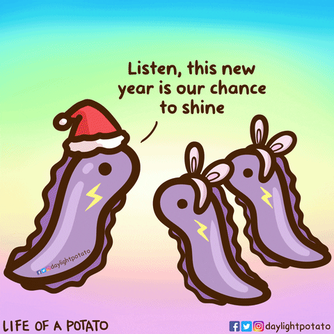 New Year GIF by Life of a Potato