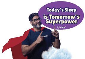 Sleepy Night Sticker by Lifelabs