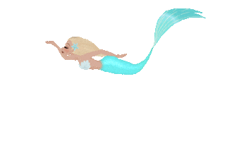 Lux Mermaid Swimming Sticker by Mermaid_Lux
