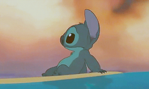  water ocean surf hawaii lilo and stitch GIF