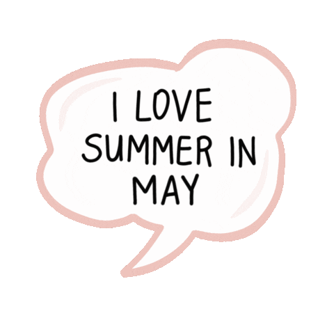 Summer in May Sticker