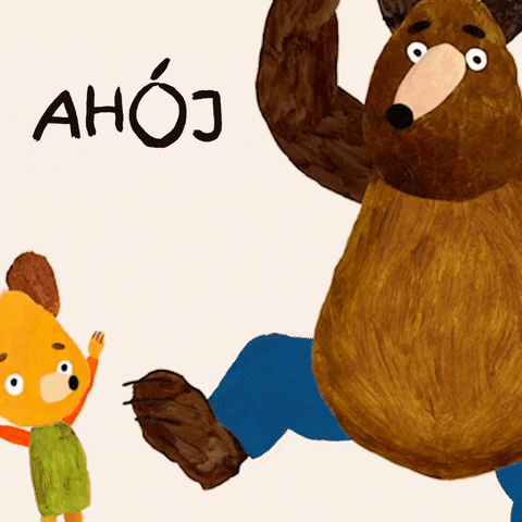 Bear Hello GIF by Mlsné medvědí příběhy