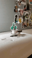 Sewing Machine Spinning GIF by Geekster Pets