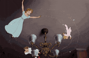 Flying Peter Pan GIF by Disney