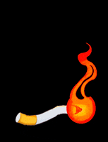 Fire Cigarette GIF