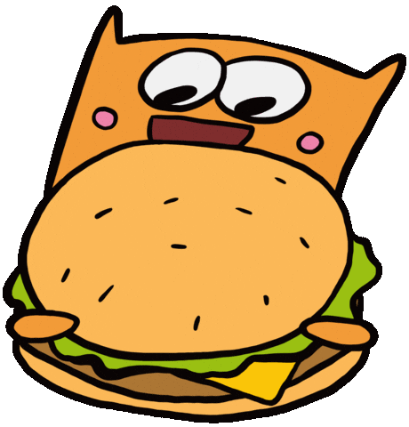 Hungry Cat Sticker