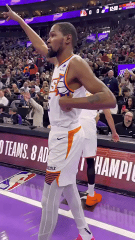 Waving Hands Up GIF by NBA