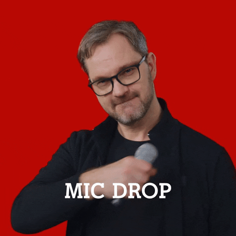 Word Mic Drop GIF by A1 Slovenija