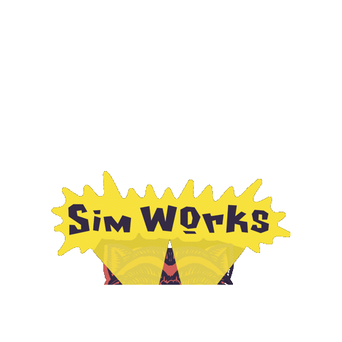 Cat Sticker by SimWorks