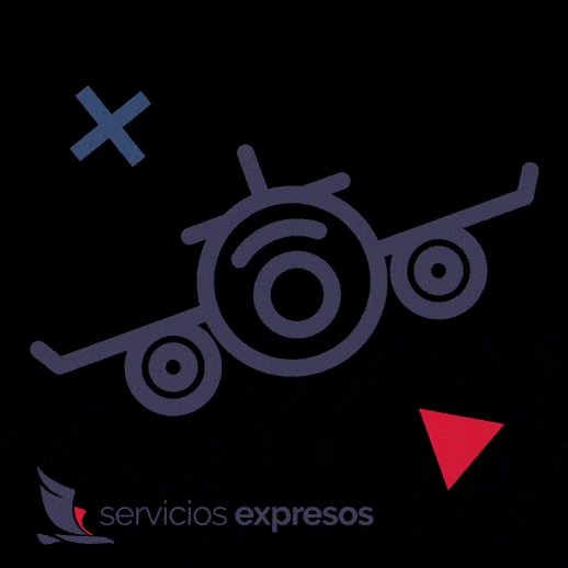 Plane Flight GIF by Servicios Expresos