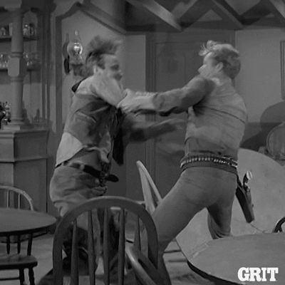 Black And White Fight GIF by GritTV
