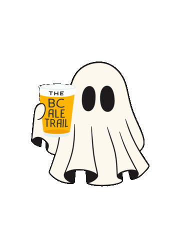 Beer Ghost Sticker by BCAleTrail