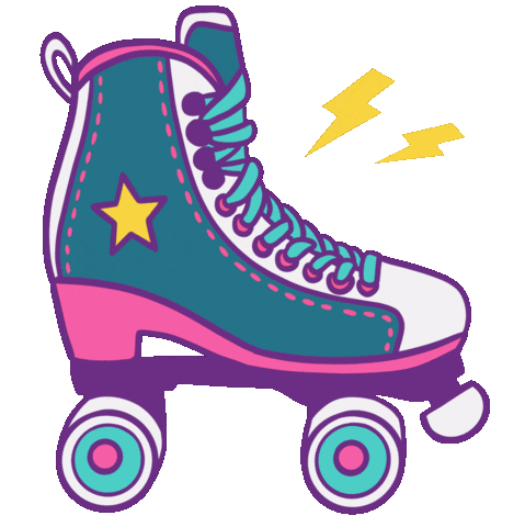 Roller Rollerskate Sticker by RollerGirlGang