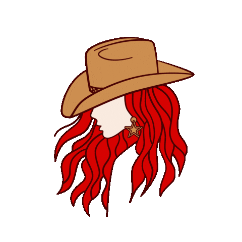 Cowgirl Sticker