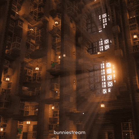 Library Fireflies GIF