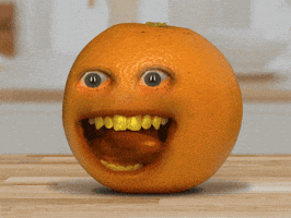 Orange Wagging GIF