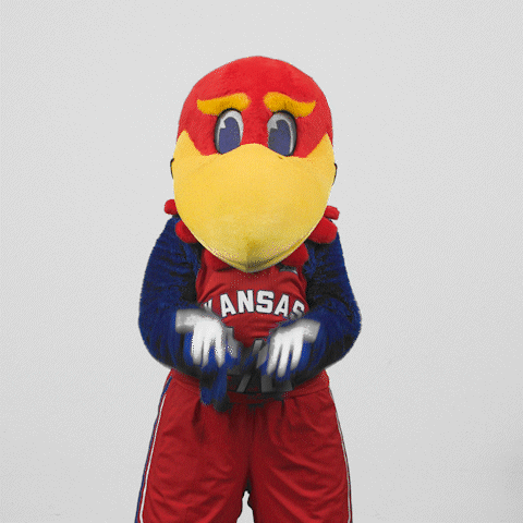 Mascot Kiss GIF by University of Kansas