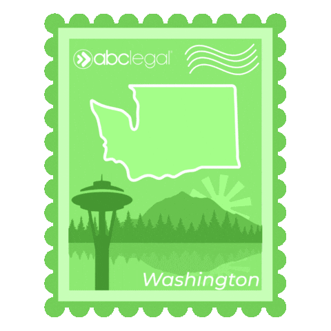 Letter Washington Sticker by ABCLegal