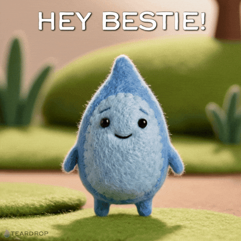 Best Friends Hello GIF by Teardrop
