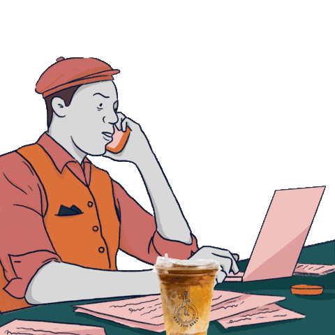 Sleepy Gossip Sticker by The Udaya