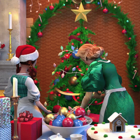 Decorating Merry Christmas GIF by G5 games