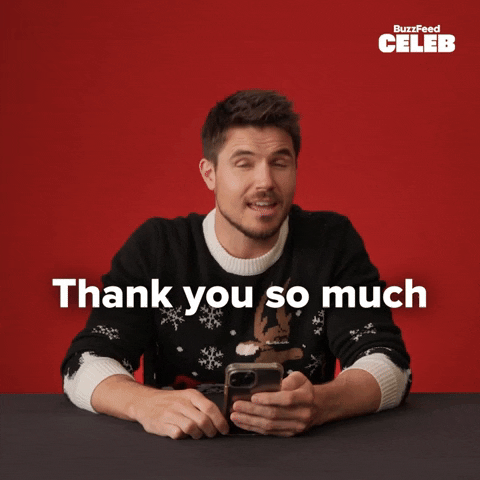 Thank You So Much Phone GIF by BuzzFeed