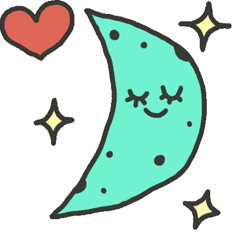 Good Night Love Sticker by Kinda Great