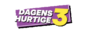 Dagens 3 Hurtige Sticker by UltraNyt