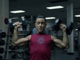 working out joseph gordon levitt GIF