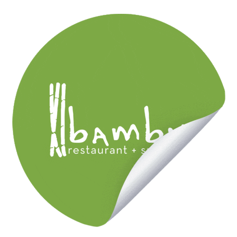 Bambu Restaurant + Sushi Bar Sticker