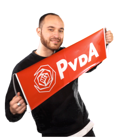 PvdA Rotterdam Sticker
