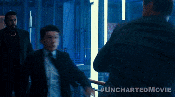 Tom Holland Fight GIF by Uncharted
