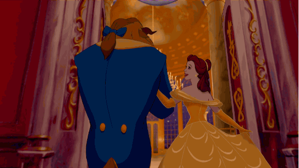 Image result for beauty and the beast gif