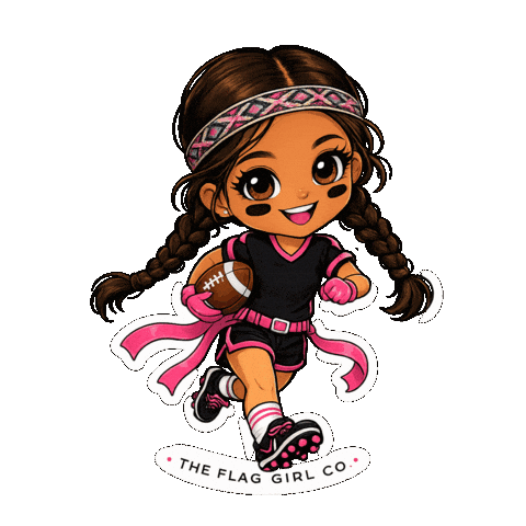 Flag Football Sticker by The Flag Girl Co