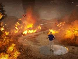 Virtual Reality Fire GIF by The Weather Channel