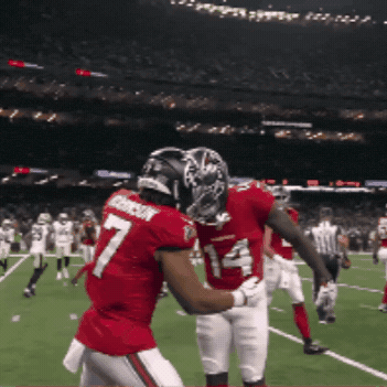 Excited Celebration GIF by Atlanta Falcons