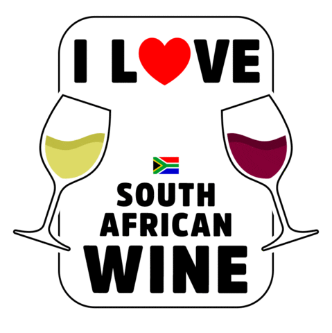 Wine Booze Sticker by Meet South Africa