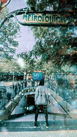 Shop Metro GIF by EDALOU PARIS