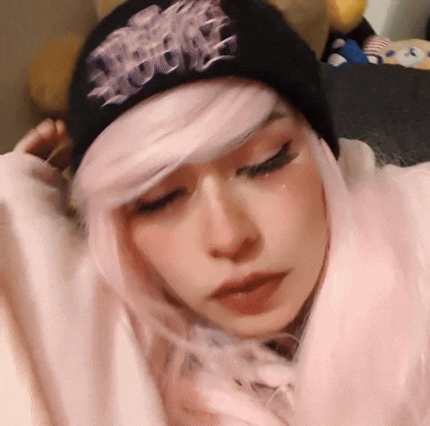 Sleepy Pink GIF