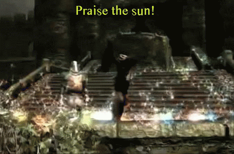 praise the sun animated gif