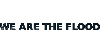 We Are The Flood Sticker by STEFANO CAGOL