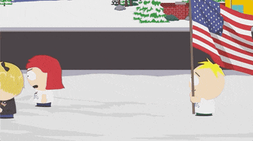 Running Around American Flag GIF by South Park