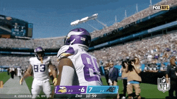Jumping Minnesota Vikings GIF by NFL