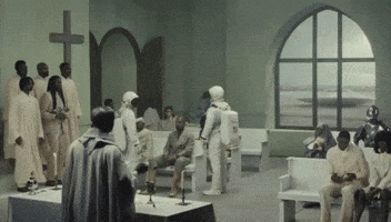 Kanye West Church GIF