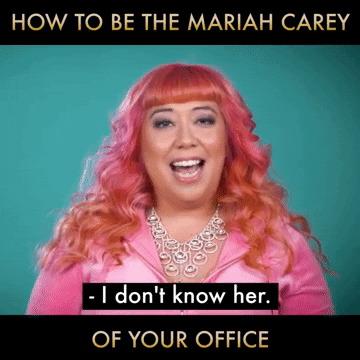 don't know her mariah carey GIF by HelloGiggles