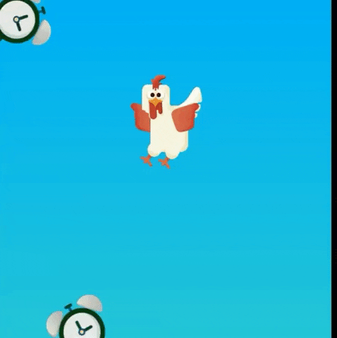 Chicken Clocks GIF by ReadyGames
