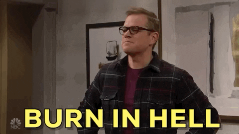 Matt Damon Burn In Hell Gif By Saturday Night Live Find Share On Giphy