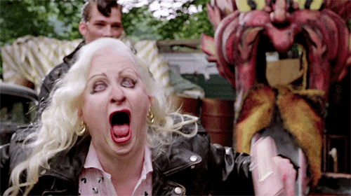 Giphy - crazy lady GIF